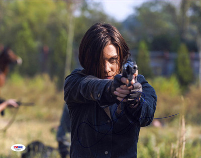 Lauren Cohan SIGNED 11x14 Photo Maggie The Walking Dead SEXY PSA/DNA