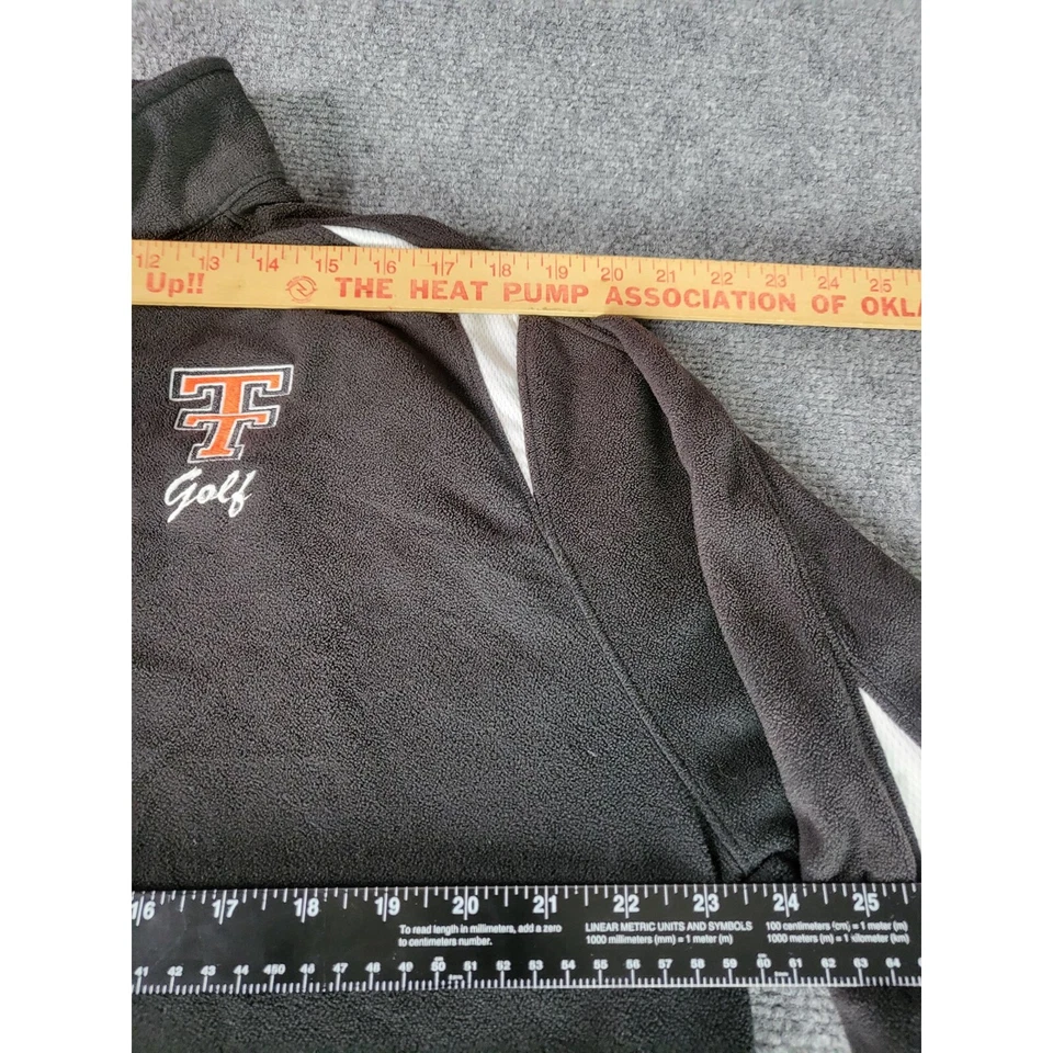 Pullover polar de golf Texas Tech para mujer talla L Holloway negro blanco logotipo ropa deportiva Foto 4 de 4