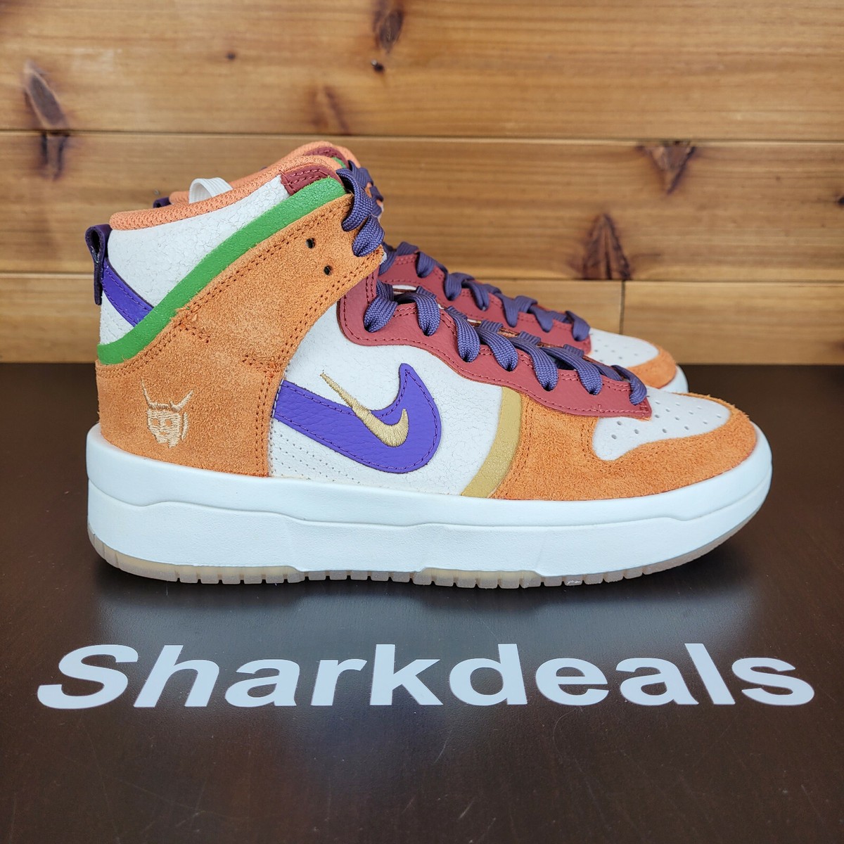 関税込 NIKE DUNK LOW SETSUBUN DQ5012-133 Nike Women's Dunk Hi Up PRM Setsubun Sail Canyon Purple