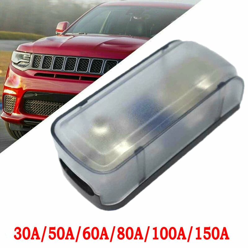 2 Way Car Audio Stereo Fuse Splitter Amp Power Distribution Fuse Block Holder - Image 3 of 4