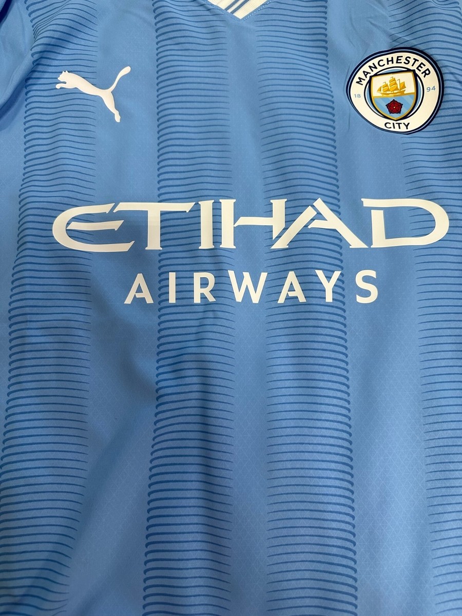 ウェア Puma Manchester City 2022/2023 Home Puma Erling Haaland Manchester City Home Jersey 25/26 w/ EPL