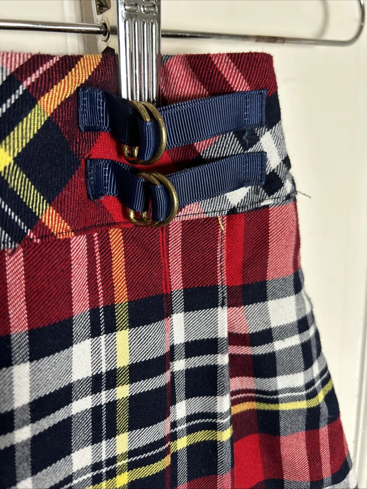 Hartstrings Kilt Plaid Skirt, Net Detail, Holiday, Built In Shorts, Girls 6 - Image 2 of 4