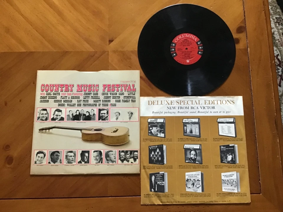 Country Music Festival Ft. Johnny Cash LP CWM1 -1963 - Image 3 of 4