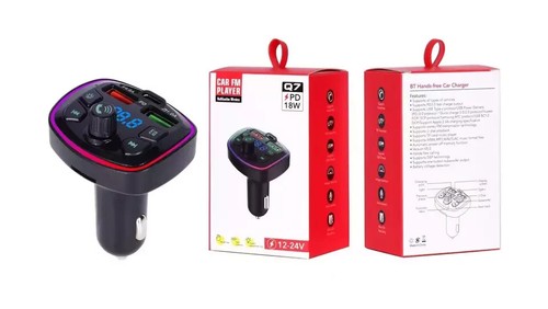 Bluetooth Adapter for Car, Wireless FM Radio Transmitter - Car Pd Charger - 第 4/6 張圖片