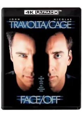 Face/Off (4K UHD, 1997) Brand New, Nic Cage, John Travolta, Kino Studio Classics