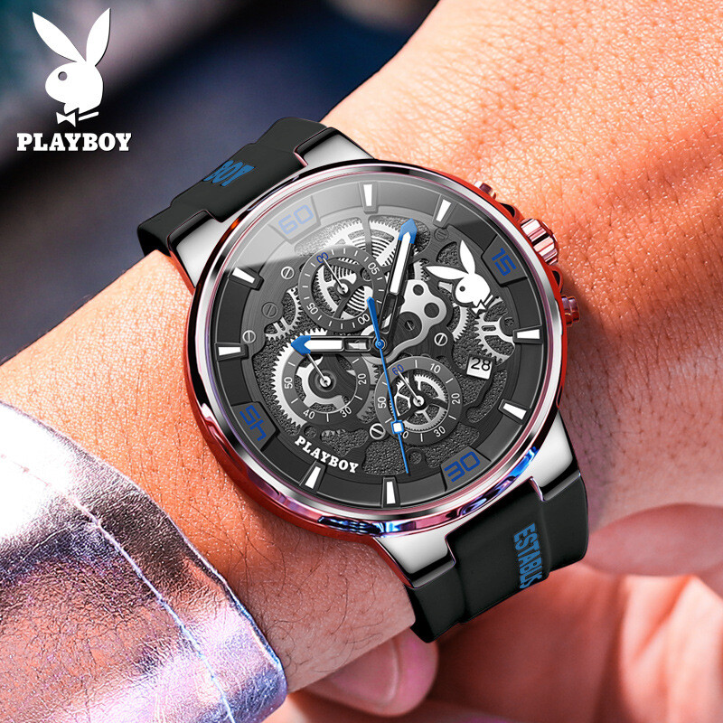 Playboy Hot Sale Watch Quartz Watch Hollow out Trendy Playboy Hot Sale Watch Quartz Watch Hollow out Trendy