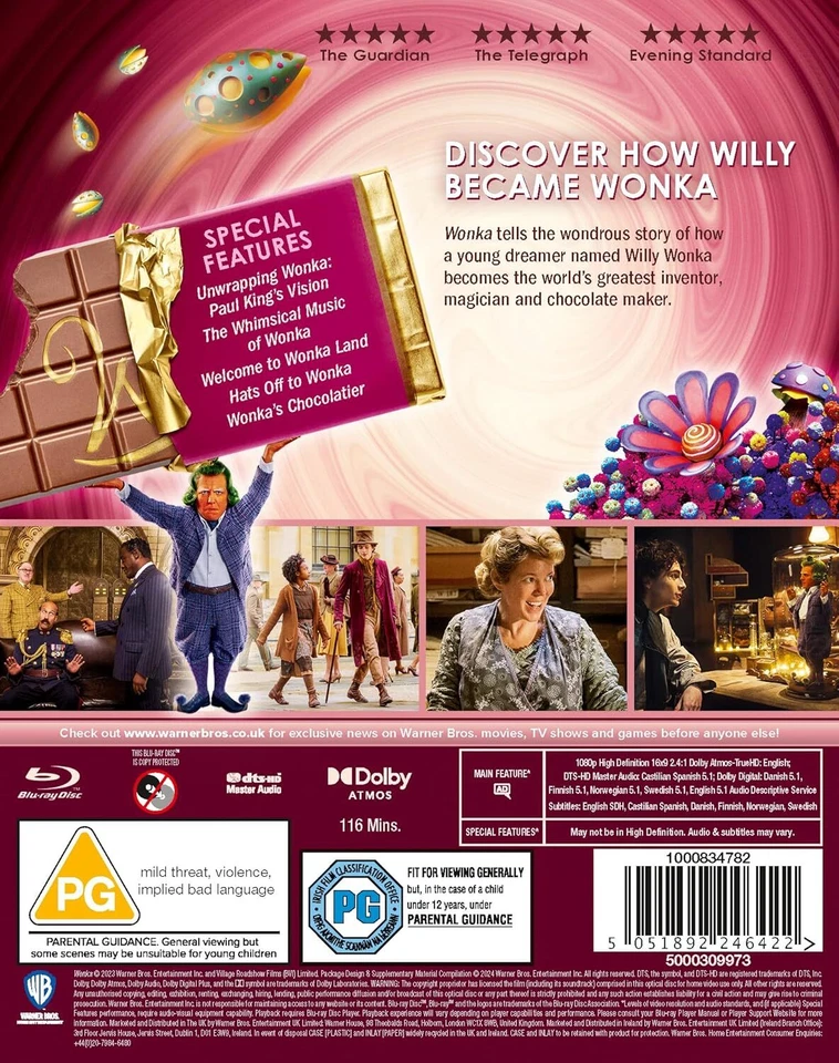 Wonka (Blu-ray) **NEW** - Image 2 of 2