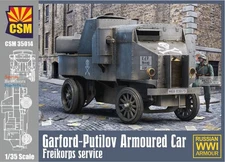 CSM35014 1:35 Copper State Models Garford-Putilov Armoured Car Freikorps Service