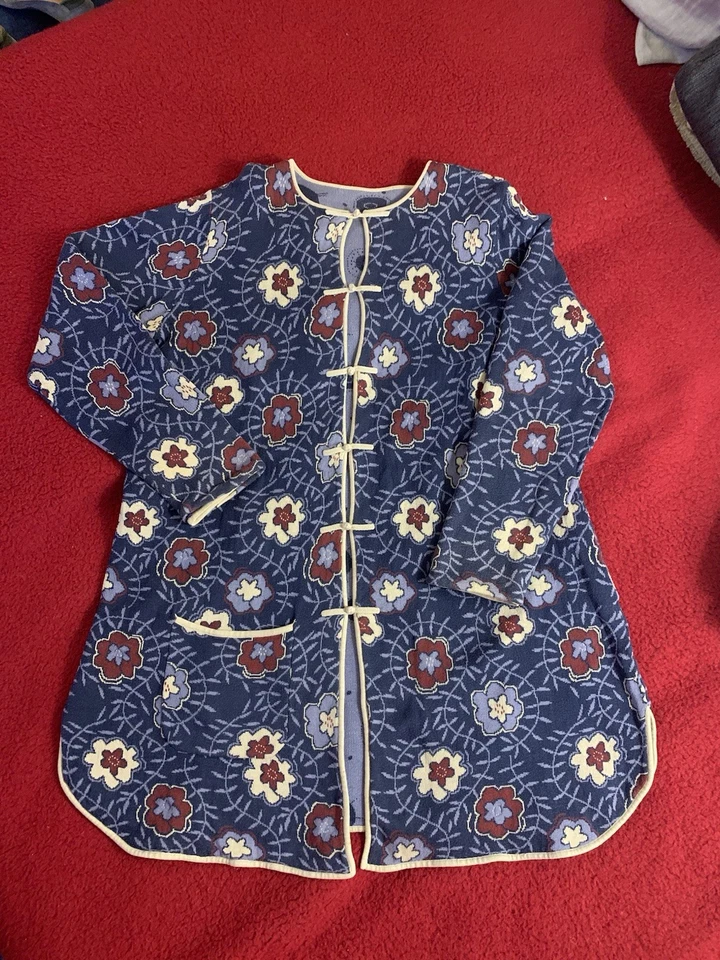 Vintage! Wendestrickjacke , Baumwolle, wahrscheinlich Deerberg, Größe L - Bild 1 von 3