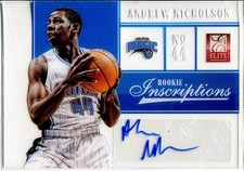 2012-13 Andrew Nicholson Rookie Auto Elite Rookie Inscriptions #26 Orlando Magic