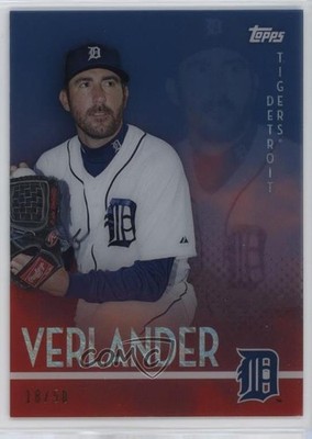 2014 Topps High Tek Low Tek Diffractor 18/50 Justin Verlander #LT-JV 0ba6