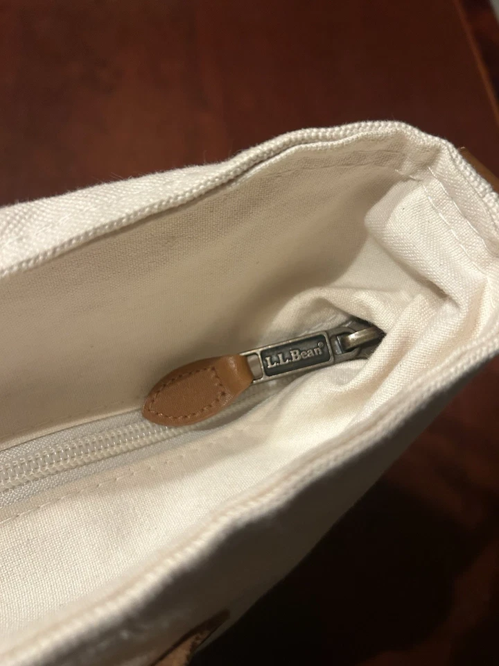 RARO Vintage L.L. Bolso Bean Boat And Tote de lona con correa inferior para el hombro Foto 3 de 4