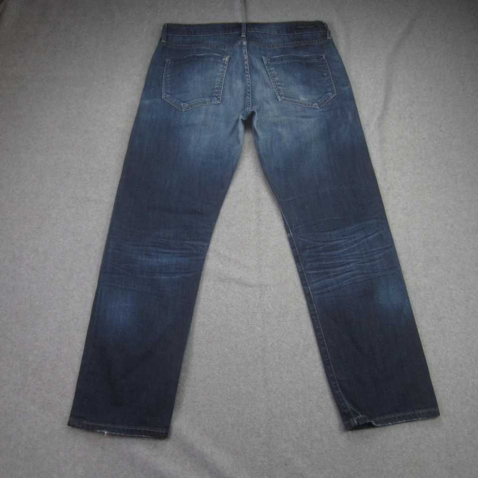 Pantalones de mezclilla Citizens of Humanity para mujer 27 azules Dylan tiro caído recortados (31,5x27) Foto 3 de 4