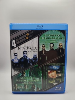 The Matrix 4-Film Favorites (Blu-ray, 2018) Keanu Reeves, Laurence Fishburne
