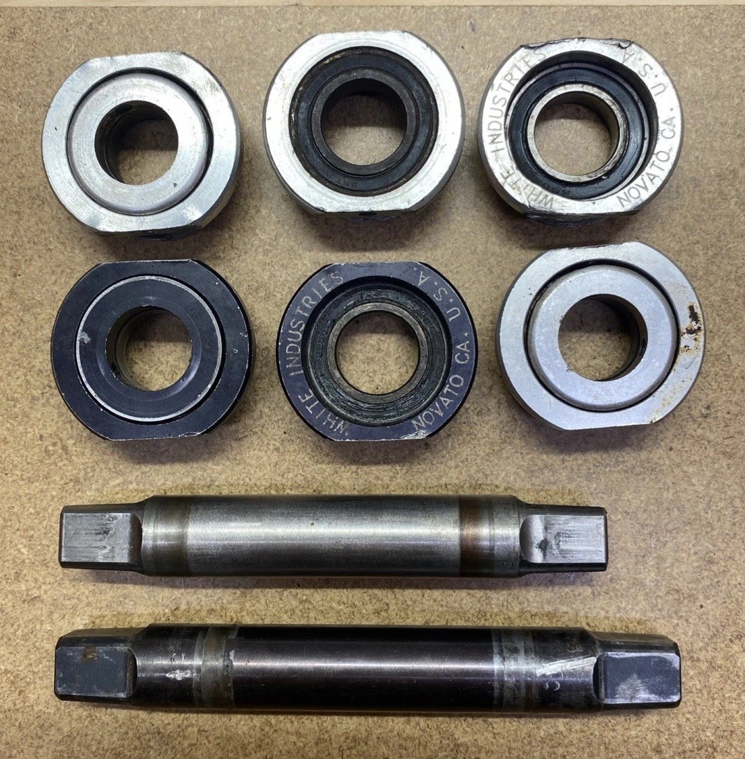 Vintage White Industries Bottom Bracket Parts Lot. Square Taper