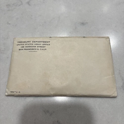 One 1963 Proof Set Silver Franklin Half Dollar 50 Cents (OGP)