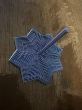Expanded Sensory Fidget Star Toys 3D Printed, Handle Fractal Hexagon,Anti-Stress