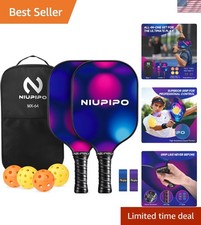 Pickleball Paddles Set of 2/4, USAPA Approved Lightweight Pickleball Rackets,...