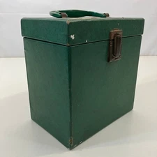 45 7 Inch Vinyl Records in Storage Box Mixed Lot Vintage Index Dividers WORN