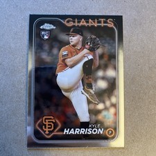 2024 Topps Chrome Kyle Harrison #191 BASEBALL CARD San Francisco Giants RC