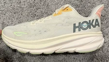 Hoka One One Clifton 9 Women's Size 9 B Peach Athletic Running Shoes 1127896 VLS