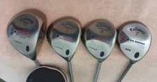 TZ GOLF - Callaway Biggest BB Ti Men's 9*, GBB 3, 5, BB 7 Woods SET Firm Flex RH