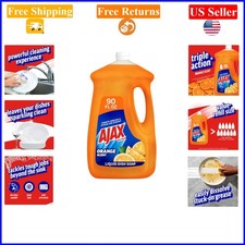 Ultra Liquid Dish Soap Orange Scent, 90 fl oz, Triple Action, Recyclable