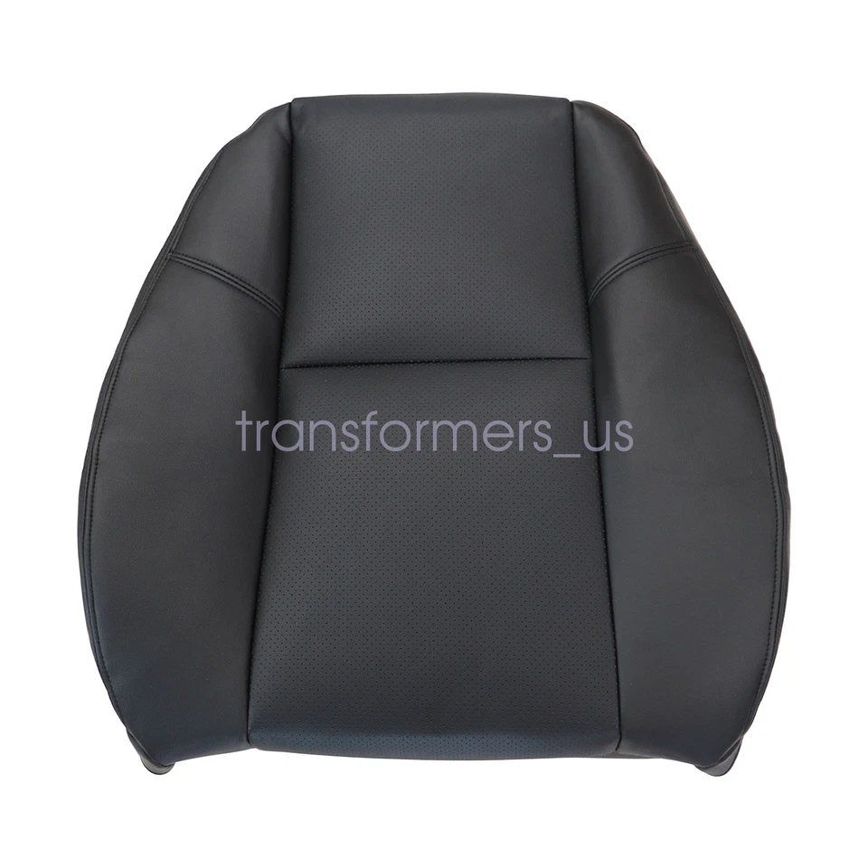 10x For 2007-14 Cadillac Escalade Front & 2ND ROW PERFORATED Leather Cover Black Foto 3 de 4