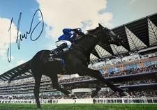 Jim Crowley Hand Signed 10x8 Photo Horse Racing Autograph 1