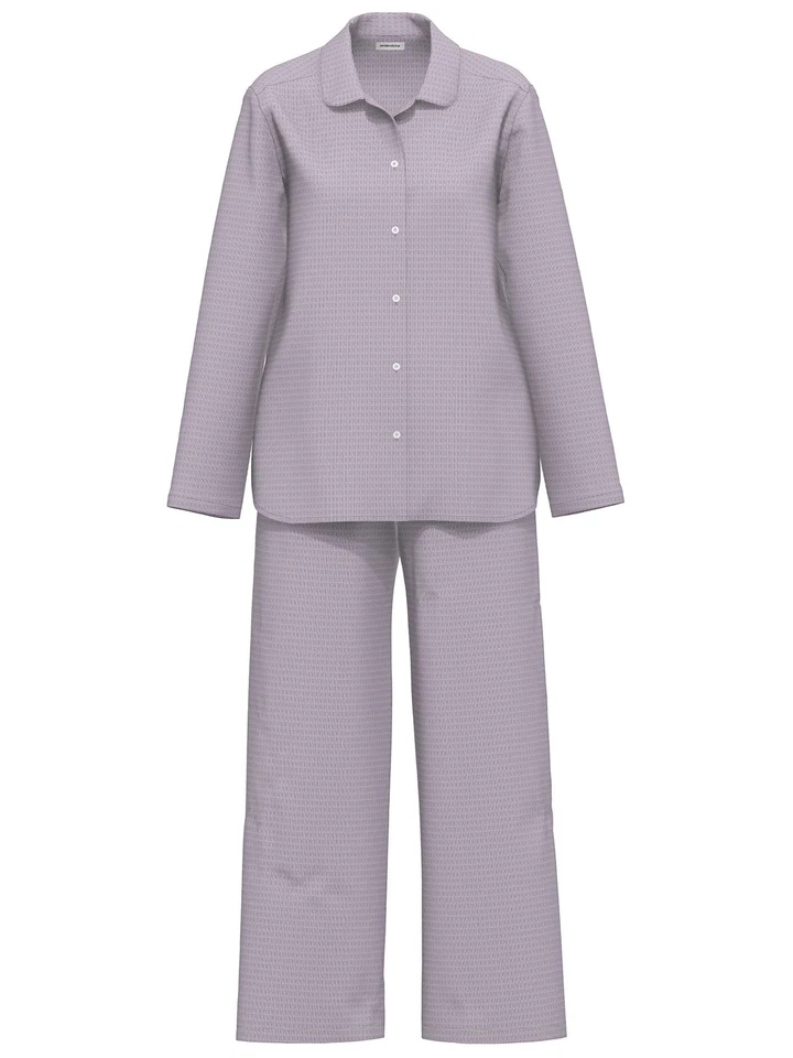 Seidensticker bodywear Damen Pyjama lang | 36-48 | Mauve Shadow/Shadow - Bild 3 von 3