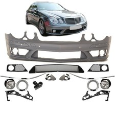 Mercedes W211 Front Sto&szlig;stange vorne Facelift 06-09 + Nebel +Zubeh&ouml;r f&uuml;r E63 AMG