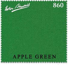 Simonis 860 Pool Table Cloth -Apple Green 8FT