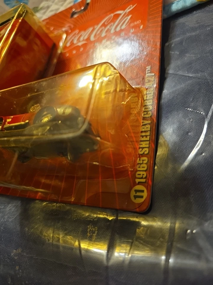 JOHNNY LIGHTNING 1965 SHELBY COBRA 427 w/COCA COLA COLLECTOR TIN  1/64 - Image 3 of 4