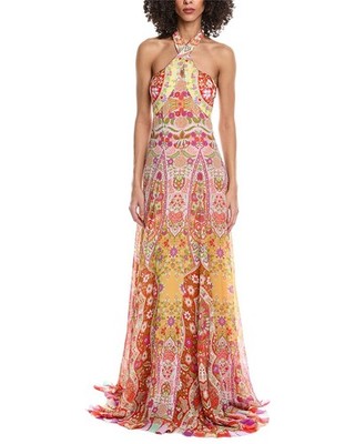 Etro Zodiac Silk Maxi Dress Women's | eBay
