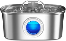 Cat Water Fountain Stainless Steel: 108oz/3.2L Automatic Pet Water Fountain D...