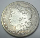 1901 S * SILVER MORGAN DOLLAR as Seen * USA ONLY Please * USA FREE SHIPPING
