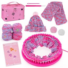 Knitting Loom Craft Kit for Kids  Beginners - Create Hat  Scraf with Yarn, ...