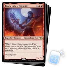 CASEY JONES, VIGILANTE X4 Teenage Mutant Ninja Turtles TMT Magic MTG MINT CARD