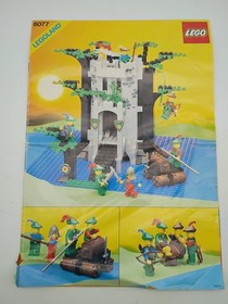 Vintage1989 LEGO Castle 6077 Forestmen&rsquo;s River Fortress Complete Box Parts Read