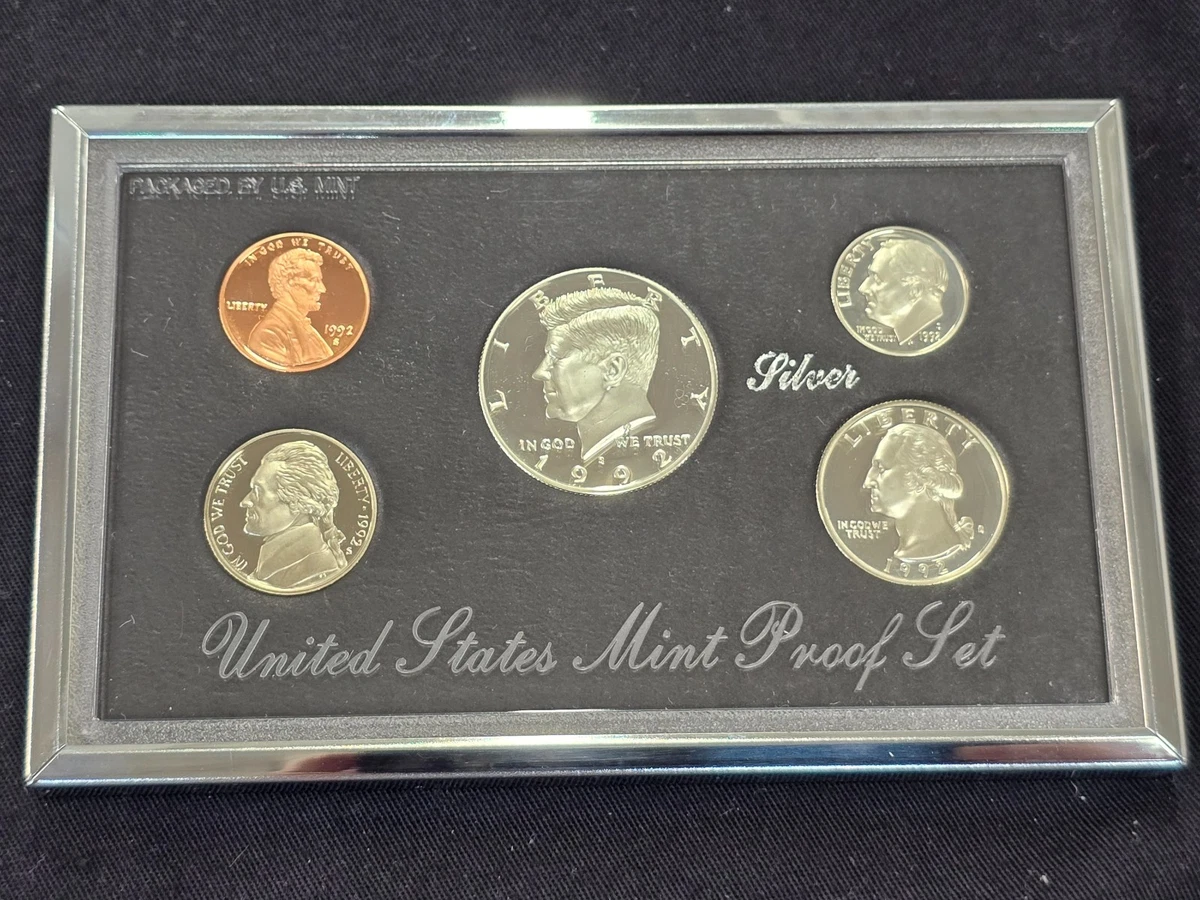 U.S. Mint Silver 1992 US Coin Proof Sets for sale | eBay