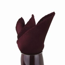 100 Silk Solid Satin Pocket Square for Business, Weddings Formals