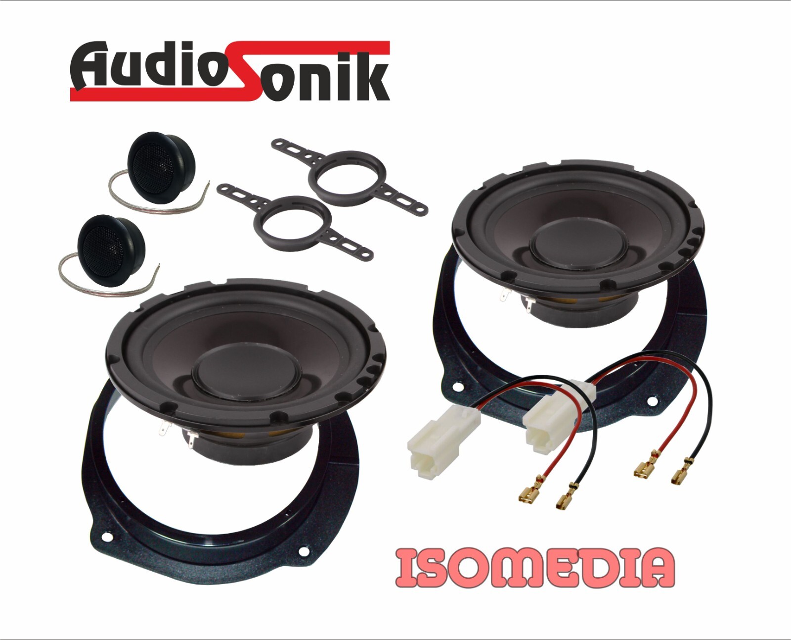 Kit Casse Lancia Delta 2008-2014 | Altoparlanti 2 Vie con Supporti
