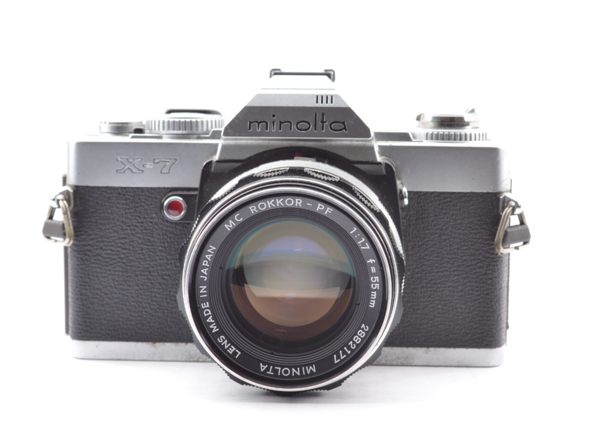 RARE!!!【Mint】Minolta X-7 X7 + Minolta MC ROKKOR-PF 55mm f/1.7