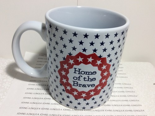 HOME OF THE BRAVE MUG New with tag 20 OZ Ceramic Mug Microwave/Dishwasher Safe - 第 1/2 張圖片