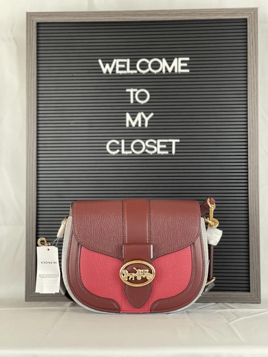 Coach leather shop crossbody bag sale