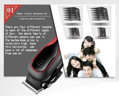 Kemei KM-1027 12W 4 in 1 AC electric Barber Hair Clipper Beard Trimmer Razor - Picture 4 of 10