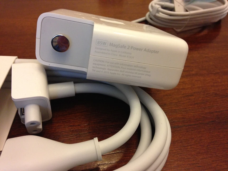 ADAPTADOR DE CORRIENTE AC ORIGINAL ORIGINAL APPLE MACBOOK PRO RETINA MAGSAFE 2 85W A1424 Foto 4 de 4