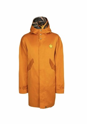 pretty green orange jacket