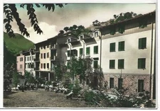 ASCOLI PICENO (016) - ACQUASANTA T. Veduta frontale Albergo Italia - FG/Vg 1958