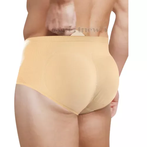 Mens Padded Underwear Briefs Butt Lifter Hips Enhancer Shaper Pants Body Shaper - Picture 16 of 30